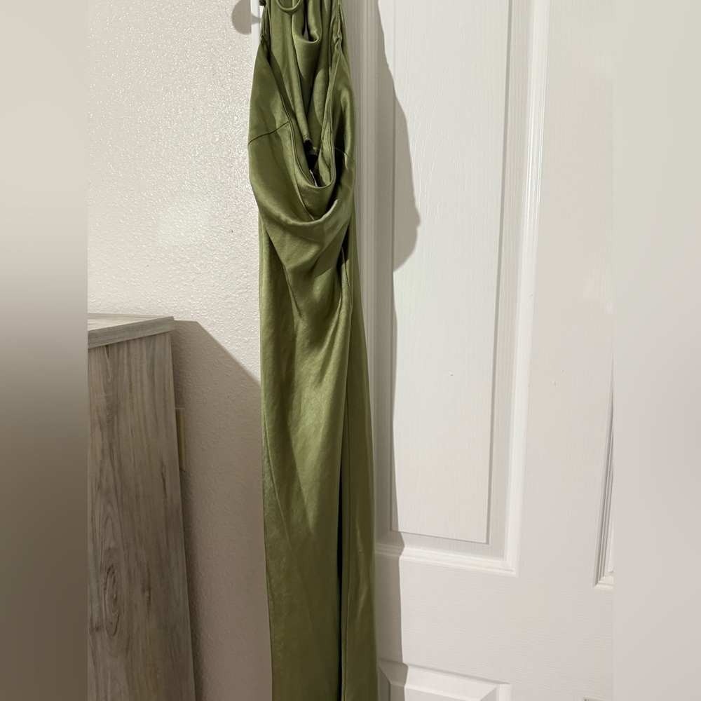 Princess Polly Sage Green Maxi Dress - Picture 4 of 5